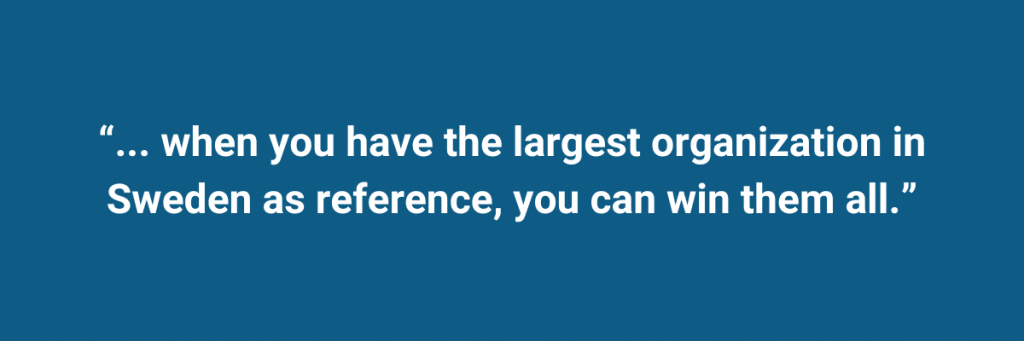 Quote, Magnus Mollstedt, co-founder of Varbi